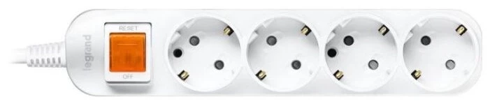 Удлинитель с 4 розетками