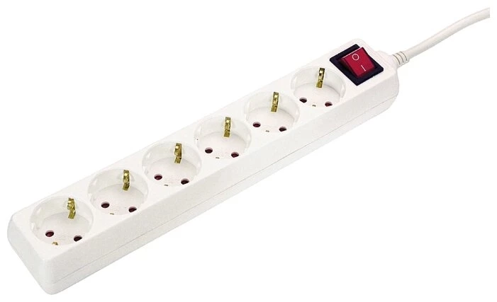 Удлинитель с 6 розетками