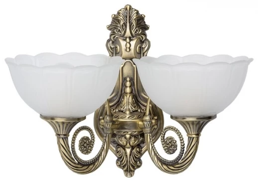 Бра тюльпан с двумя лампами