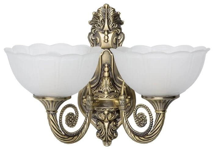 Бра тюльпан с двумя лампами