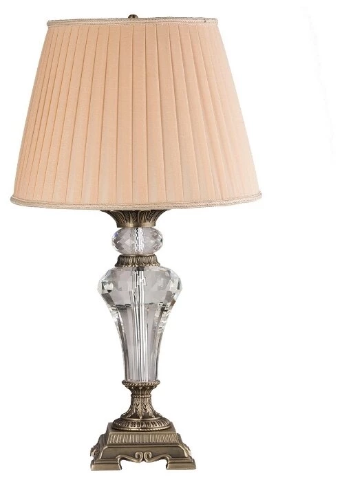 Настольная лампа трапеция с одной лампой