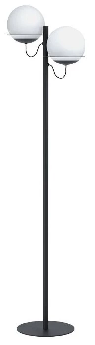 Торшер шар с двумя лампами