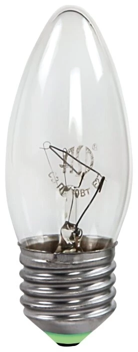 Лампа накаливания в форме свечи Е27