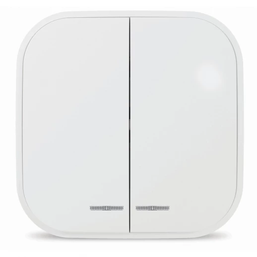 Выключатель встраиваемый двухклавишный с подсветкой