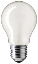 Лампа накаливания в форме груши матовая Е27